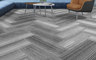 T7990 Unveil Plank Carpet Tile installed