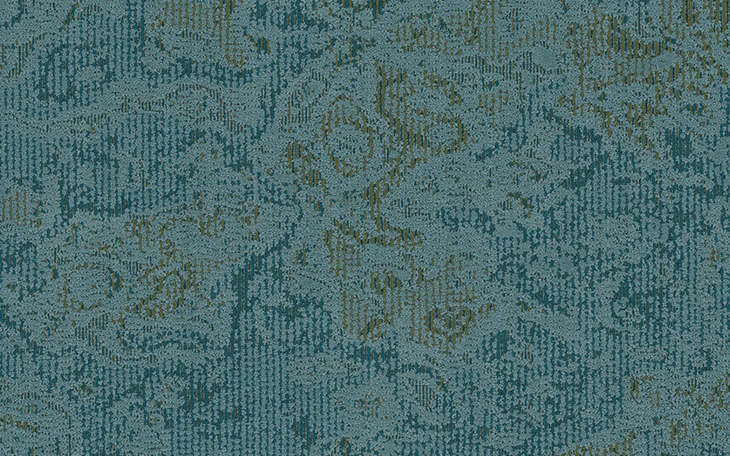 T7289 Supporting Pattern - Elaborate Carpet Tile 82913 Denim Wash