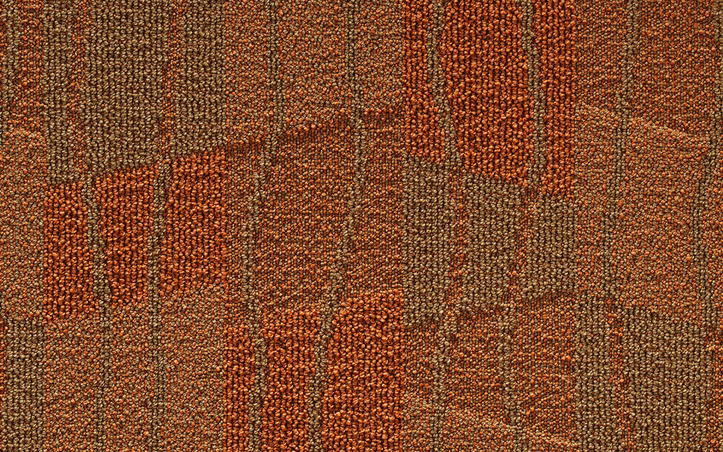 TM103 Ruché Carpet Tile 17RC Brick Orange